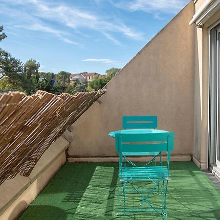 Studio Terrasse Montpellier - Parking Prive - Proche Ligne 1 Exterior foto